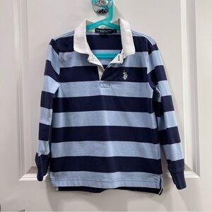 US Polo Assn. Boys Long Sleeve Polo Size M(8)
